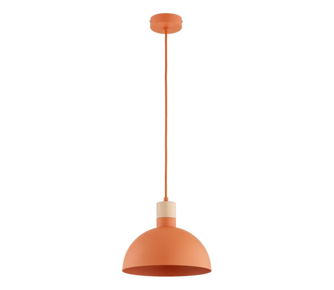 Závesné svietidlo NEOMI na lanku 1xE27/15W/230V, oranžové 61634