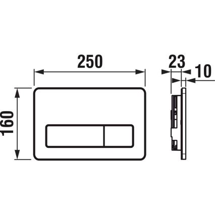 Závesné WC DEEP + WC sedátko SoftClose DEEP + splachovacie tlačidlo DUAL + podomietkový modul + izolačná podložka