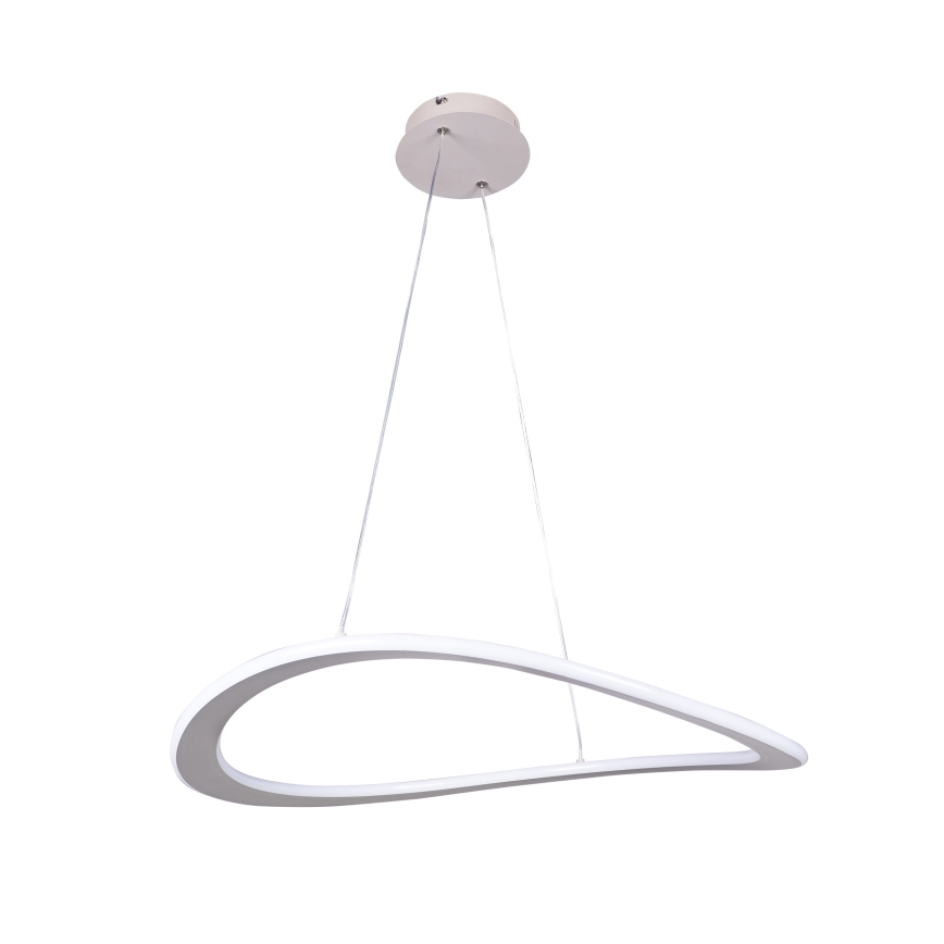 Závesný LED luster CASHMERE na lankách LED/40W/230V, pr. 59,5 cm, béžový