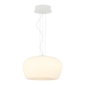 Závesný LED luster na lanku NADIA LED/20W/230V biela