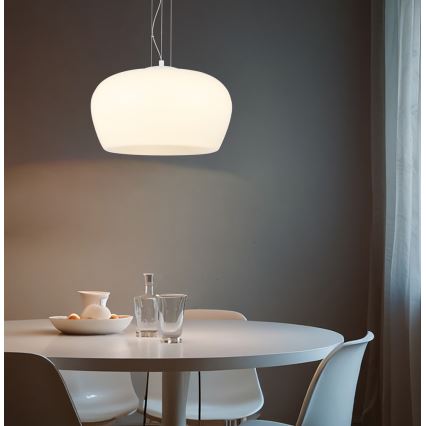 Závesný LED luster na lanku NADIA LED/20W/230V biela