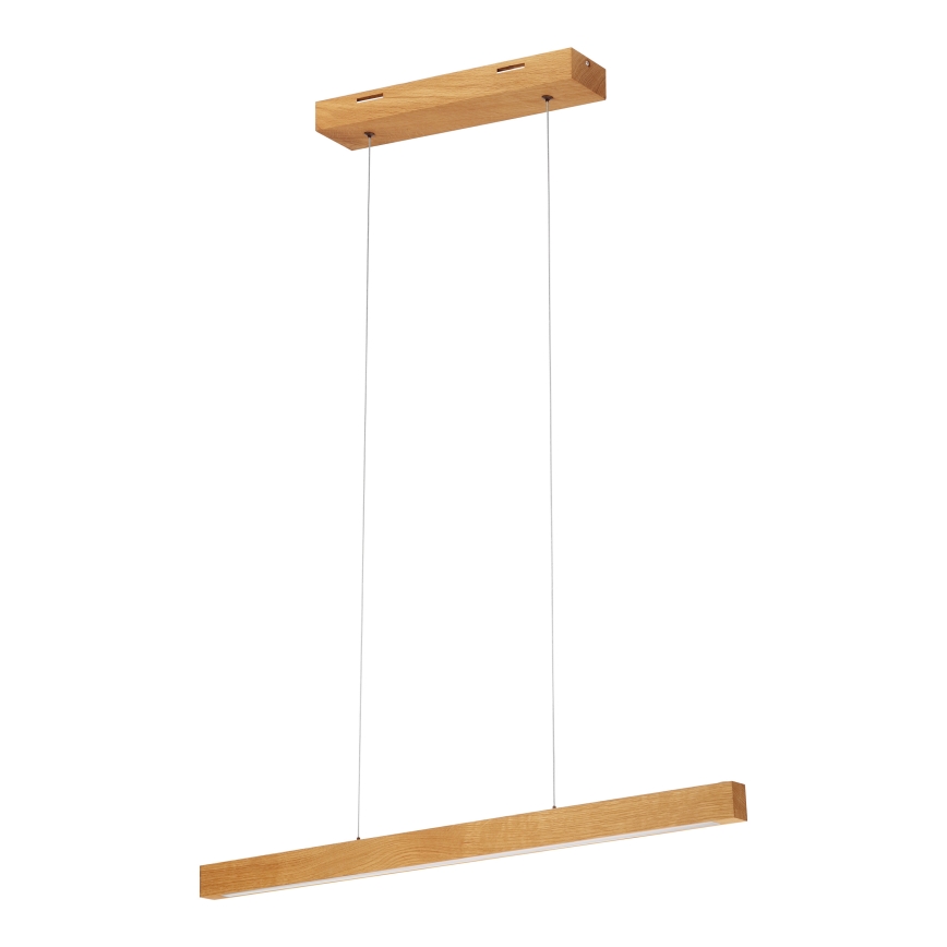 Závesný LED luster na lanku VERDE LED/18W/230V 3000K 76 cm dub