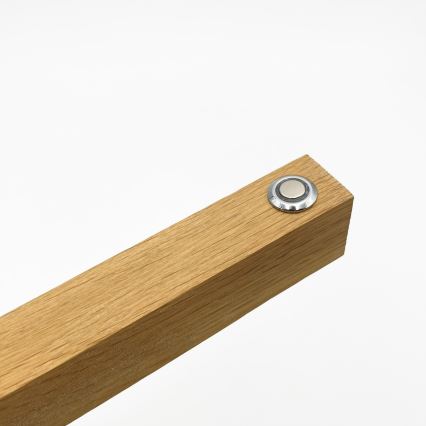 Závesný LED luster na lanku VERDE LED/18W/230V 3000K 76 cm dub