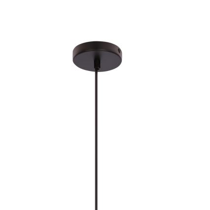 Závesný luster AFRICA 1xE27/40W/230V pr. 40 cm hnedý/krémový