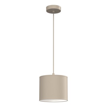 Závesný luster ARDEN na lanku 1xE27/15W/230V, priemer 18 cm, béžový