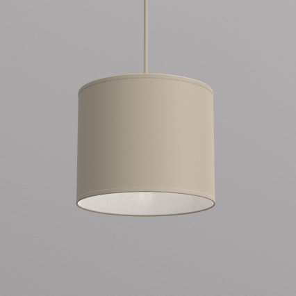 Závesný luster ARDEN na lanku 1xE27/15W/230V, priemer 18 cm, béžový