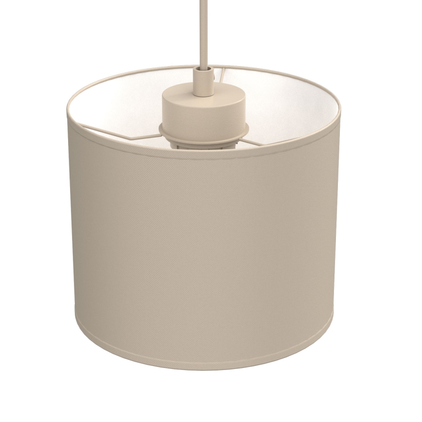Závesný luster ARDEN na lanku 1xE27/15W/230V, priemer 18 cm, béžový