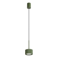 Závesný luster AURA na lanku 1xGX53/10W/230V zelený