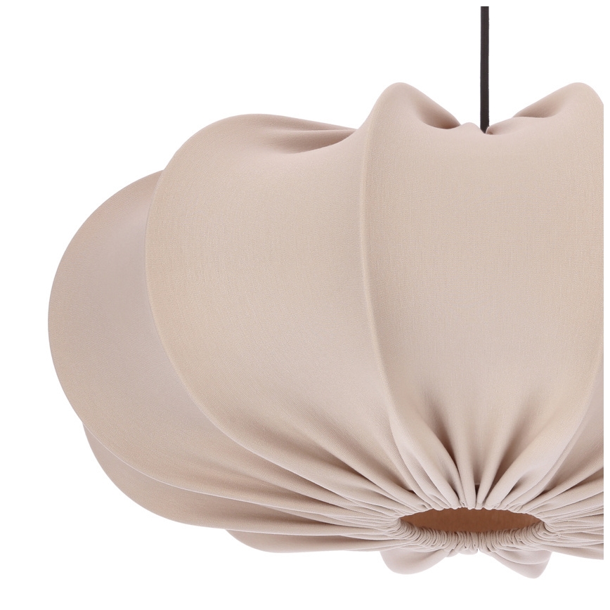 Závesný luster CAFEE 1xE27/40W/230V pr. 52 cm béžová