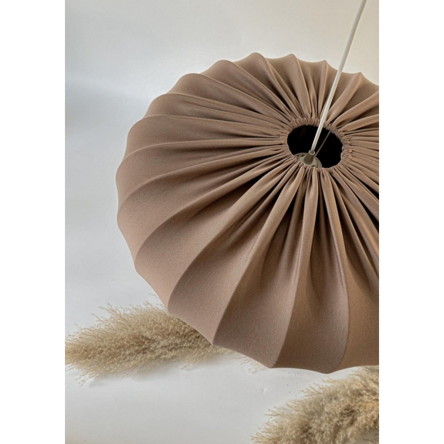 Závesný luster CAFEE 1xE27/40W/230V pr. 52 cm hnedý