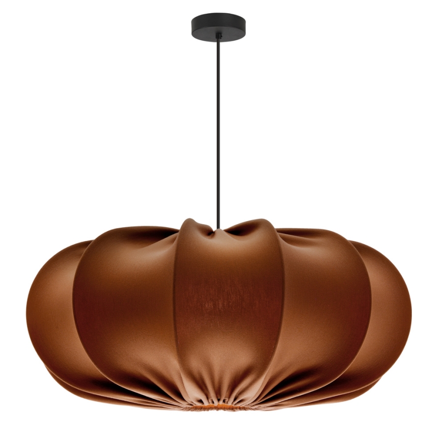 Závesný luster CAFEE 1xE27/40W/230V pr. 52 cm hnedý