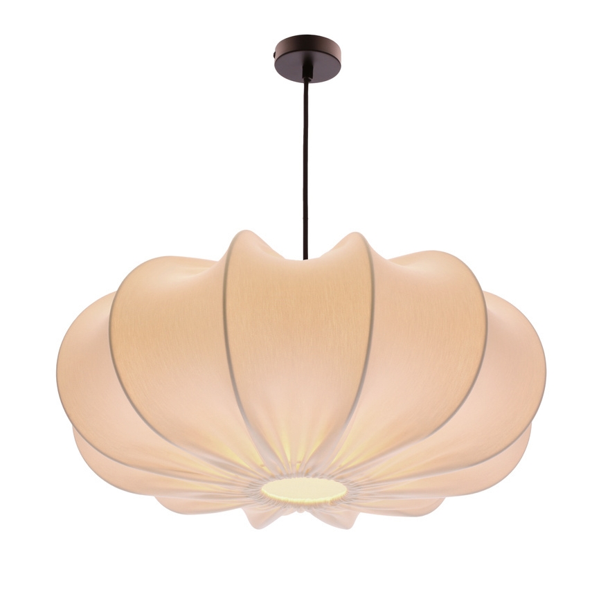 Závesný luster CAFEE 1×E27, max. 40 W, 230 V, Ø 52 cm, biela