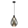 Závesný luster DENSO na lanku 1xG9/5W/230V, priemer 20 cm, čierny chróm