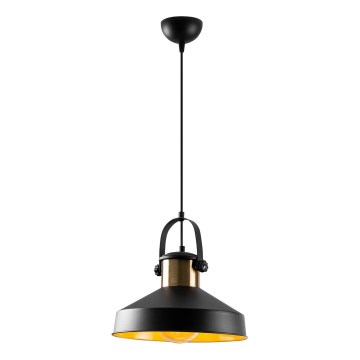 Závesný luster DODO 1xE27/40W/230V čierny/bronzu