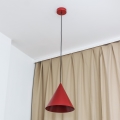 Závesný luster ETNA 1xE27/15W/230V pr. 25 cm červený