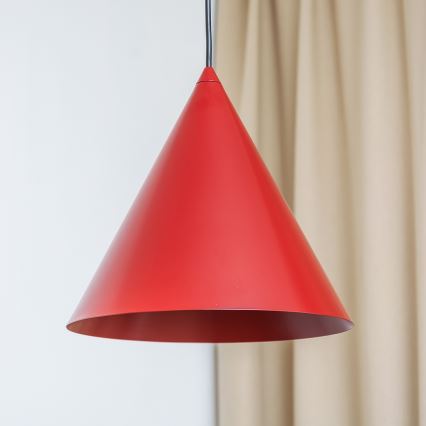 Závesný luster ETNA 1xE27/15W/230V pr. 25 cm červený