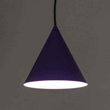 Závesný luster ETNA 1xE27/15W/230V, priemer 18,5 cm, fialový