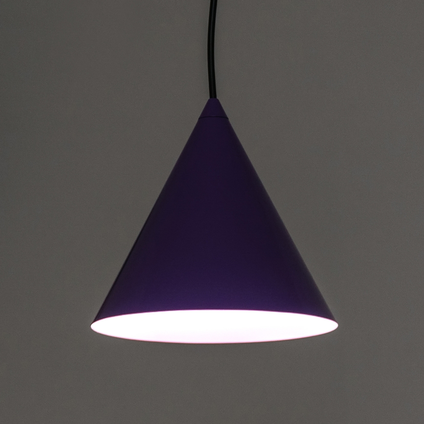 Závesný luster ETNA 1xE27/15W/230V, priemer 18,5 cm, fialový