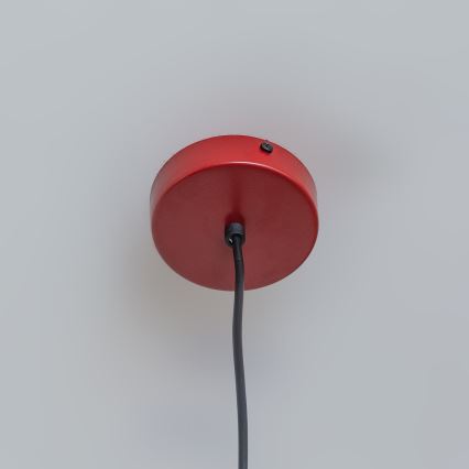 Závesný luster ETNA II 1xE27/15W/230V pr. 25 cm červený