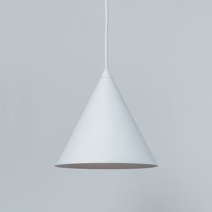 Závesný luster ETNA na lanku 1xE27/15W/230V pr. 18,5 cm biela