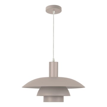 Závesný luster FERRO 1xE27/15W/230V sivý