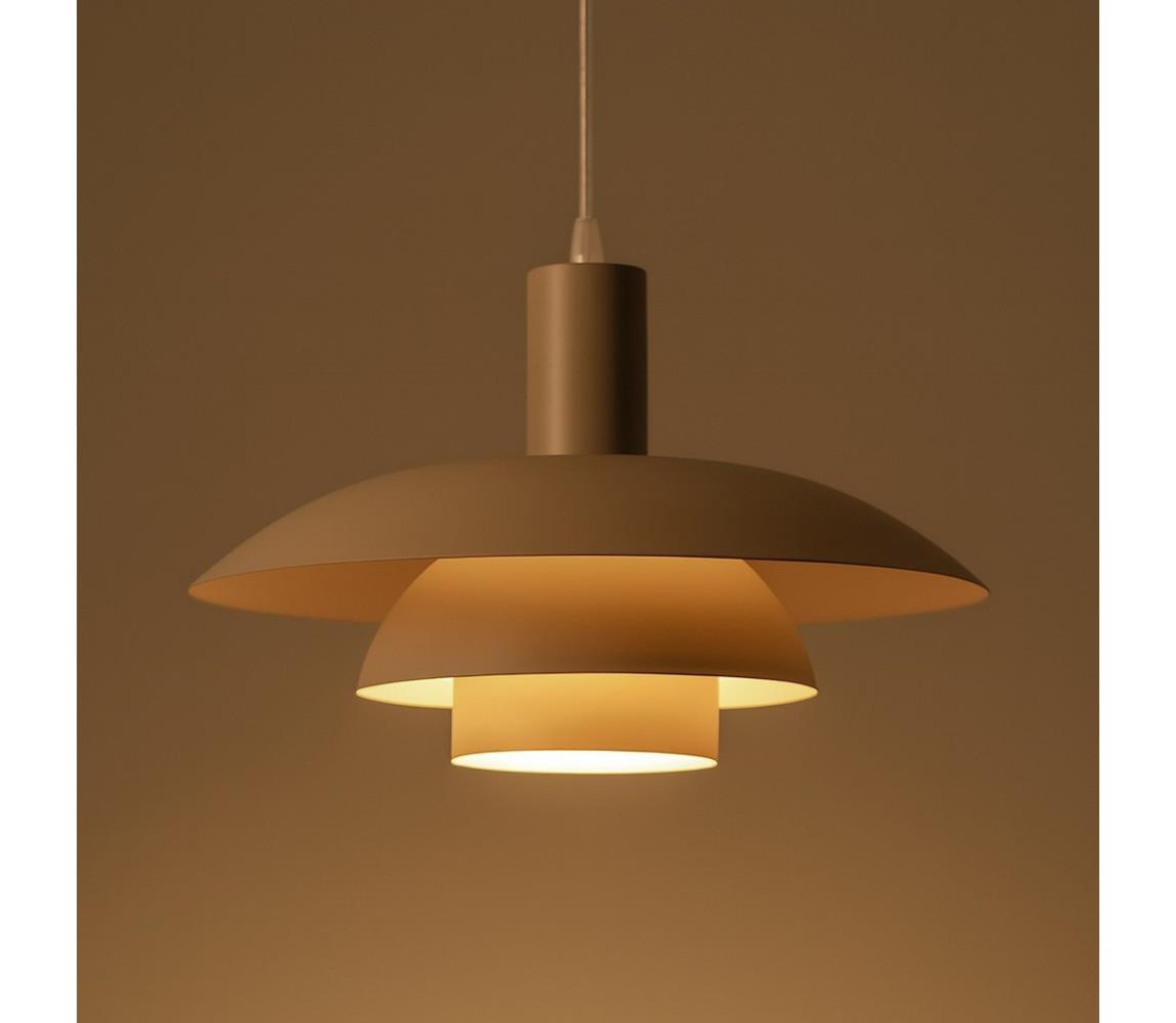Závesný luster FERRO 1xE27/15W/230V sivý ML2361
