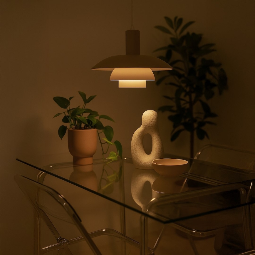 Závesný luster FERRO 1xE27/15W/230V sivý