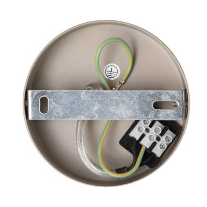 Závesný luster FERRO 1xE27/15W/230V sivý