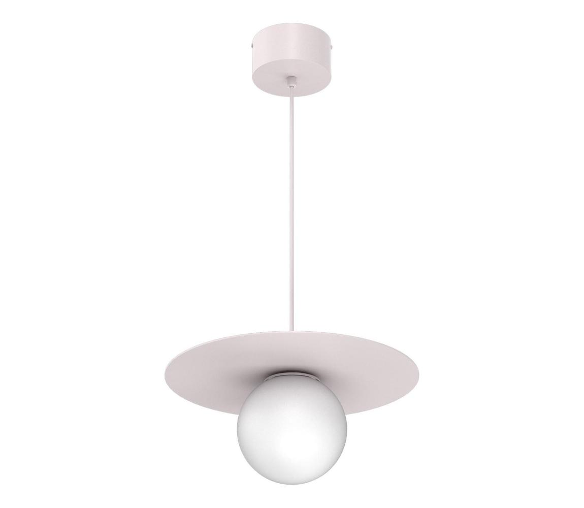 Závesný luster FLAT na lanku 1xE27/15W/230V krémový 9575