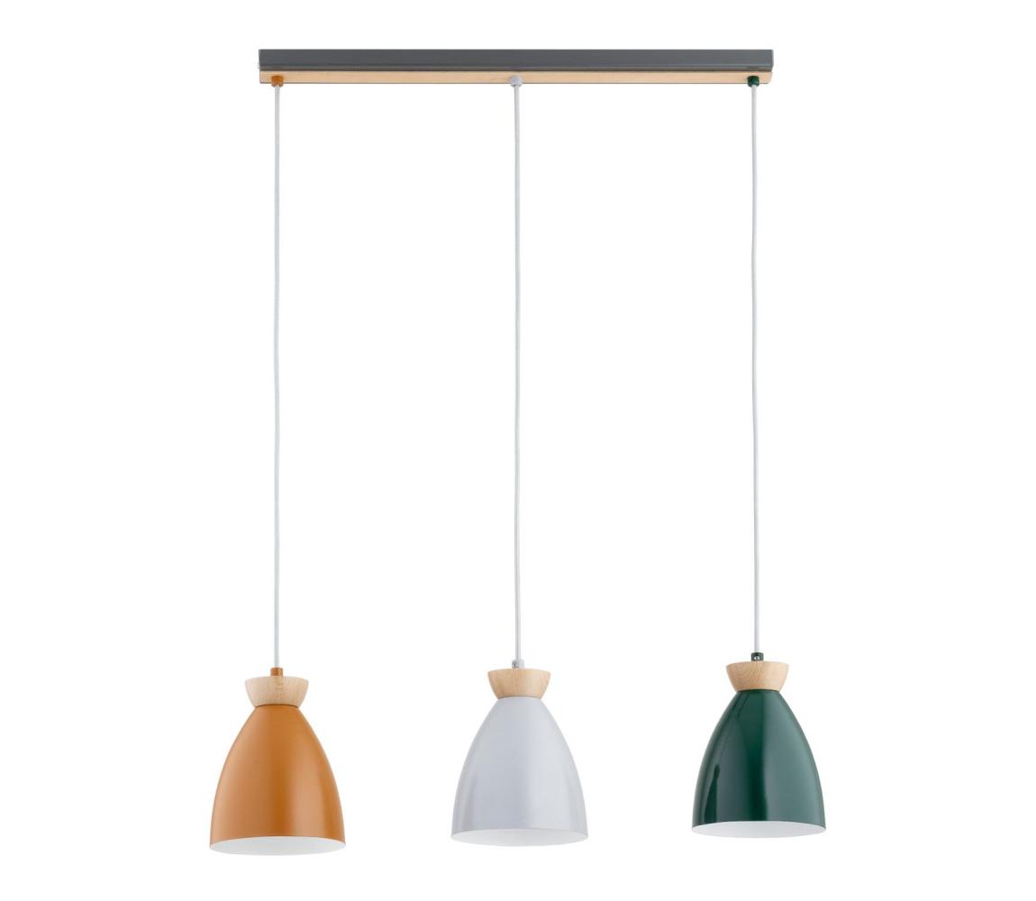 Závesný luster GALIA 3xE27/15W/230V pestrofarebný 62613