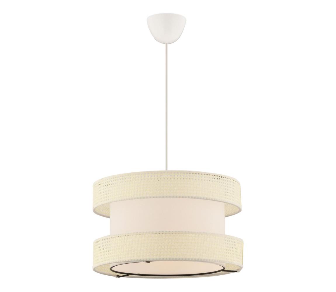 Závesný luster HALO na lanku 1xE27/60W/230V krémový 390FLH2462