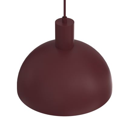 Závesný luster HANDA na lanku 1xE27/15W/230V bordový