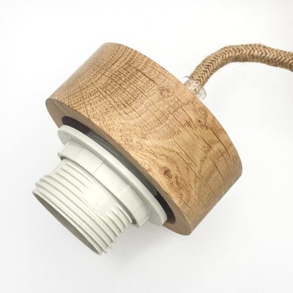 Závesný luster LOOMIS na lanku 5xE27/15W/230V 83 cm béžová/dub