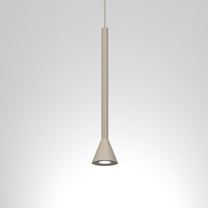 Závesný luster MAZZO na lanku 1xGU10/8W/230V, béžový