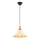Závesný luster MONZA 1xE27/40W/230V pr. 25 cm krémový/brončový