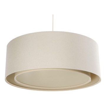 Závesný luster na lane BOHO TRINITI 1xE27/60W/230V, priemer 50 cm, krémový