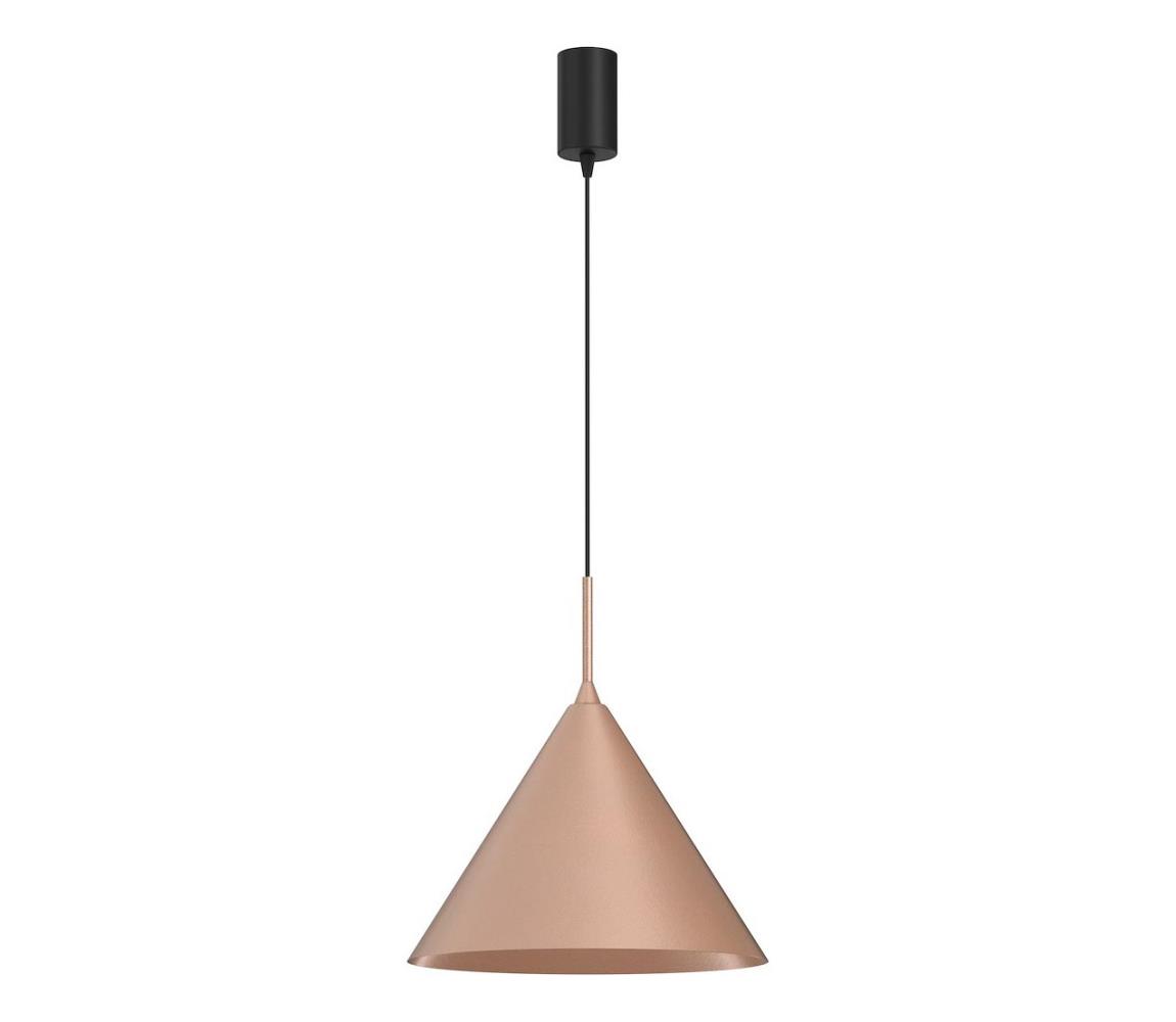 Závesný luster na lane CAPITAL 1xGX53/15W/230V, priemer 32 cm, ružovozlatý MLP0960