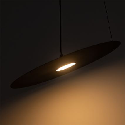Závesný luster na lane PIATTO 1xGX53/15W/230V priemer 45 cm čierny