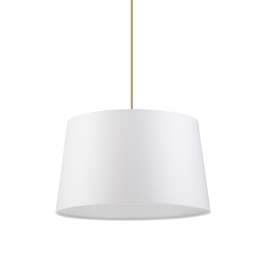 Závesný luster na lanku AIDA 1xE27/60W/230V pr. 35 cm dub/hnedá/biela
