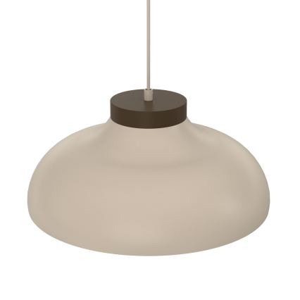 Závesný luster na lanku BASCA 1xE27/15W/230V béžovo-hnedý