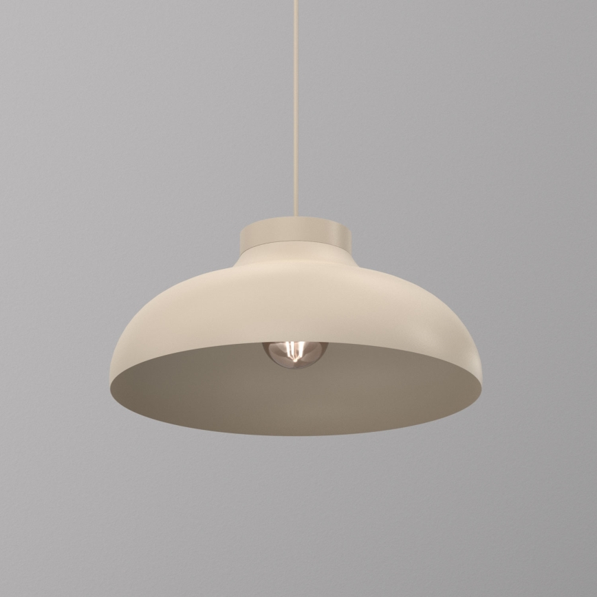 Závesný luster na lanku BASCA 1xE27/15W/230V béžový