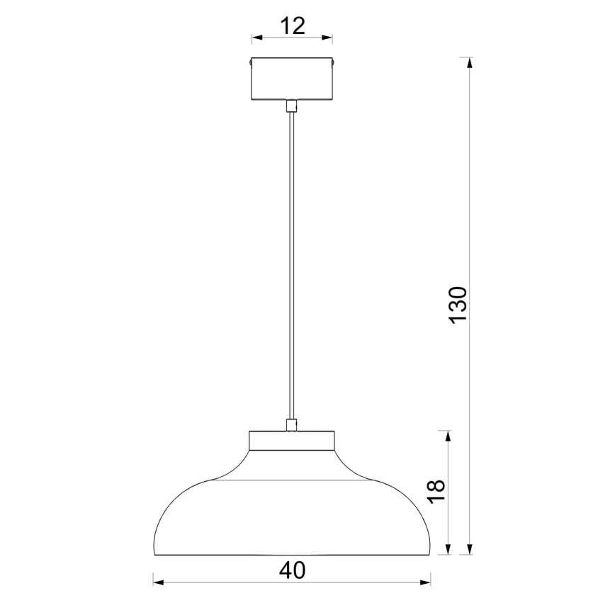 Závesný luster na lanku BASCA 1xE27/15W/230V hnedá/béžová