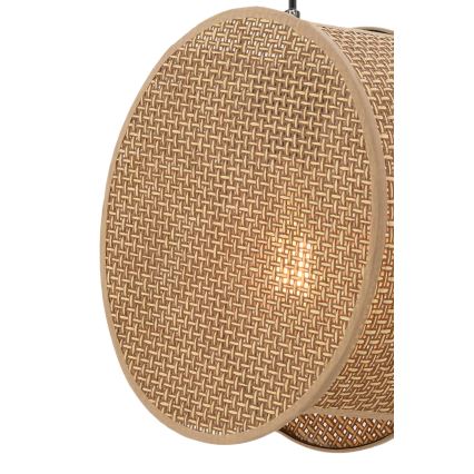 Závesný luster na lanku BIG DRUM 1xE27/60W/230V hnedý