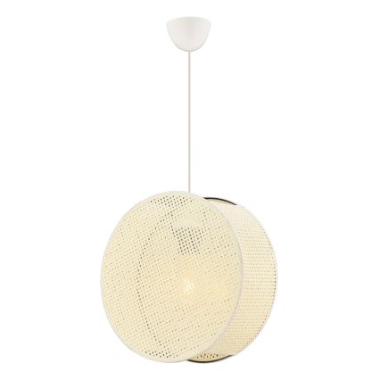 Závesný luster na lanku BIG DRUM 1xE27/60W/230V krémový