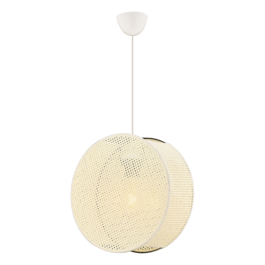 Závesný luster na lanku BIG DRUM 1xE27/60W/230V krémový