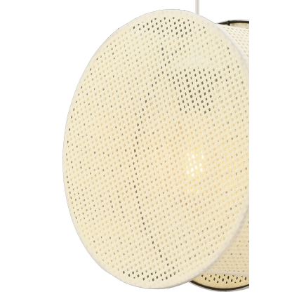 Závesný luster na lanku BIG DRUM 1xE27/60W/230V krémový