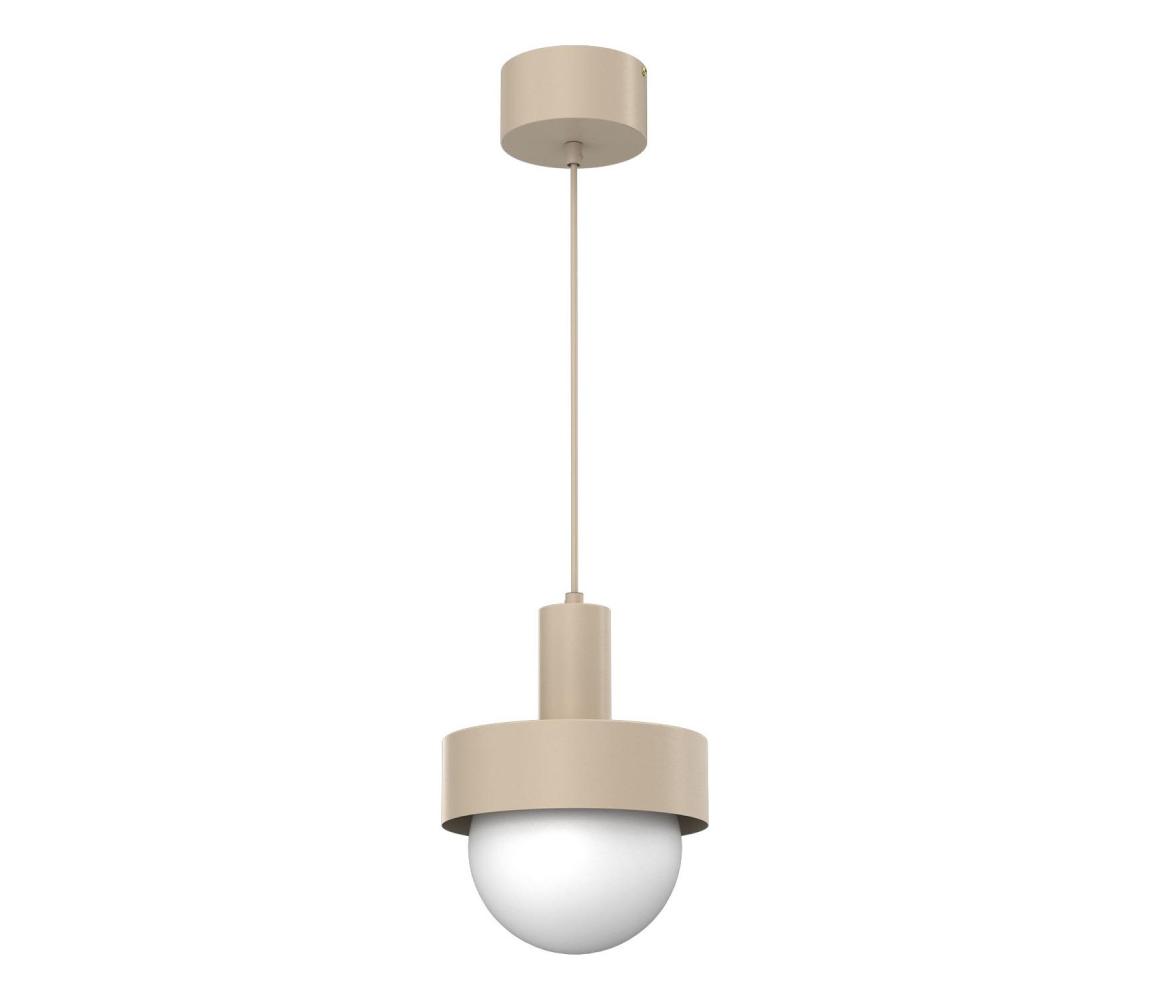 Závesný luster na lanku CANAN 1xE27/15W/230V pr. 20 cm béžová 4016