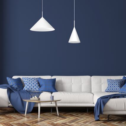 Závesný luster na lanku CAPITAL 1xGX53/15W/230V pr. 46 cm biely