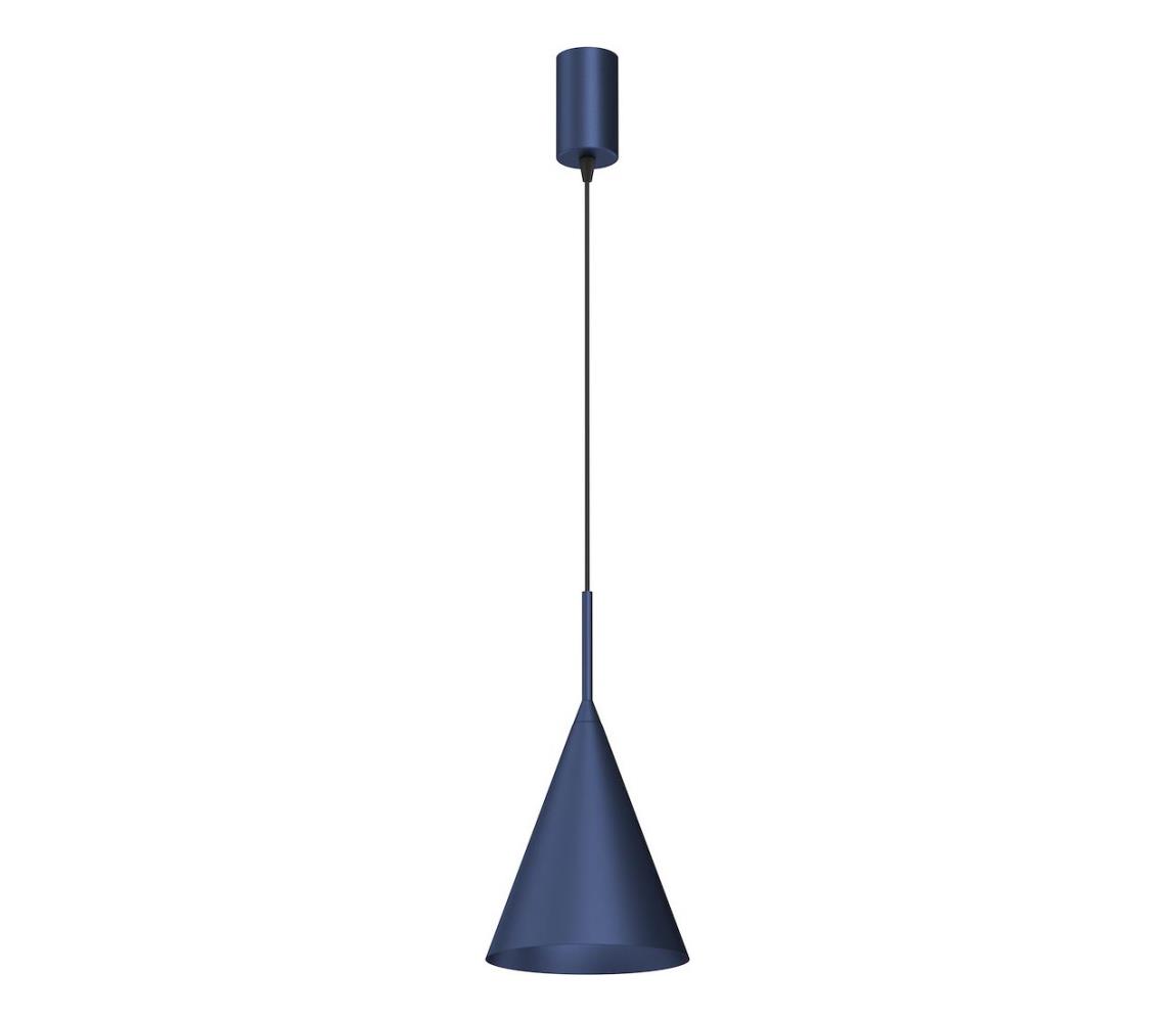 Závesný luster na lanku CAPITAL 1xGX53/15W/230V, priemer 17 cm, modrý MLP0968