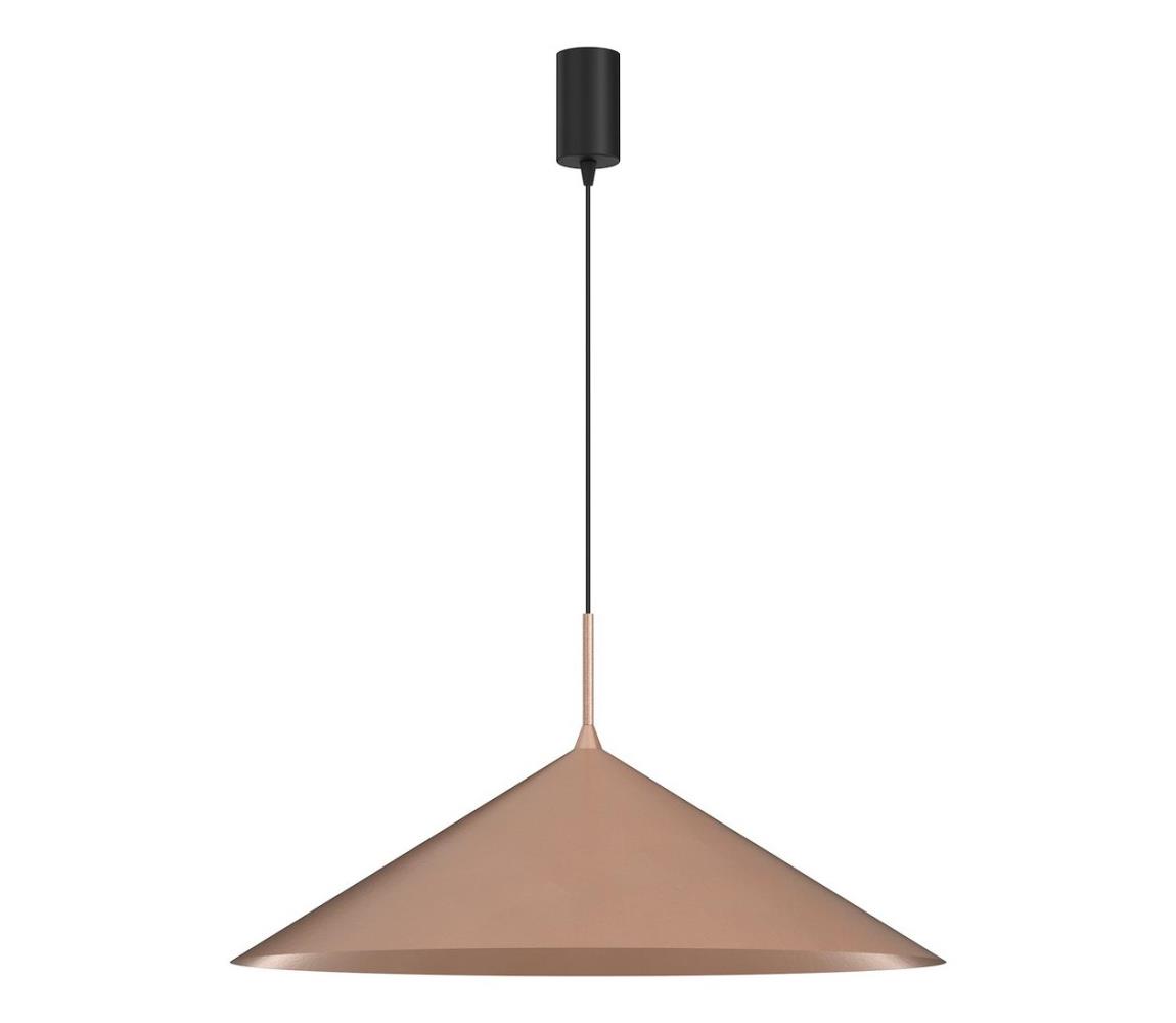 Závesný luster na lanku CAPITAL 1xGX53/15W/230V, priemer 60 cm, ružovo-zlatý MLP0948